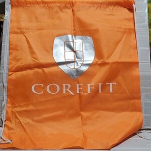 Corefit Orange Drawstring Gym Sack Bag